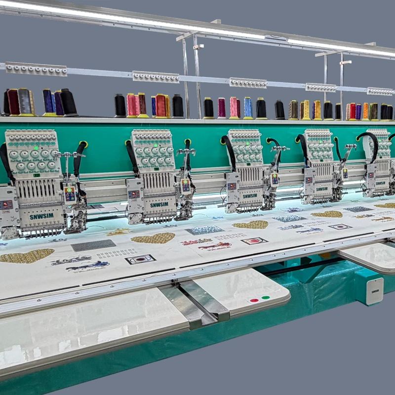 12 Head Industrial Embroidery Machine for Sale Commercial Computer Embroidery Machine Manufacturer