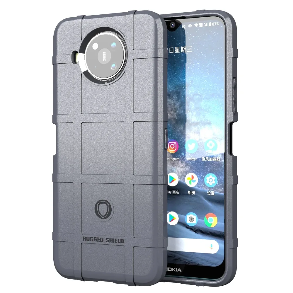 

Armor Phone Case for nokia 8.3 5g Military Protect Shield Back Cover For Nokia 8v 5G UW Shockproof Anti Knock Silicone Cases