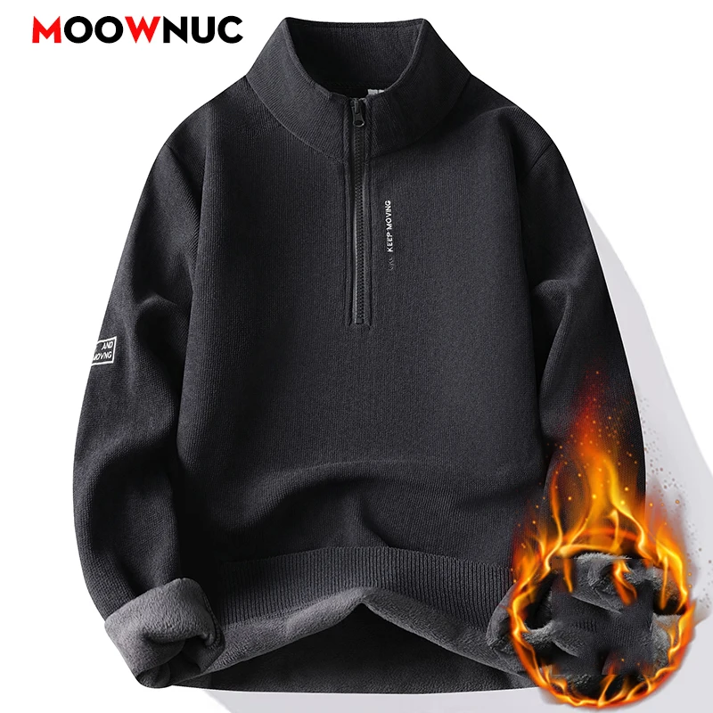 

Men's Sweat-shirt Knit Autumn Streetwear Men's Clothing Male Sweater For Men Fashion Pullovers Casual Hombre Warm Solid Spring