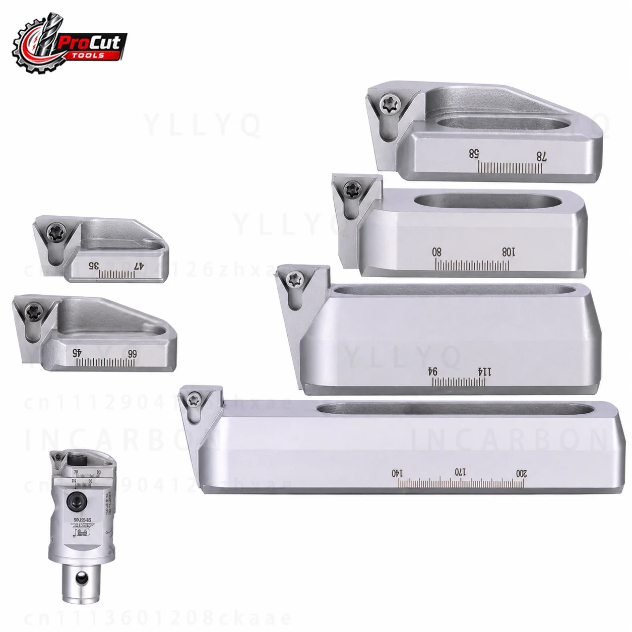 SDJ20/25/32/40/52/68/114 Tool Head, BT40 SK40 HSK63A LBK Tool Holder, EWN RBH TCT Boring Cutter Head