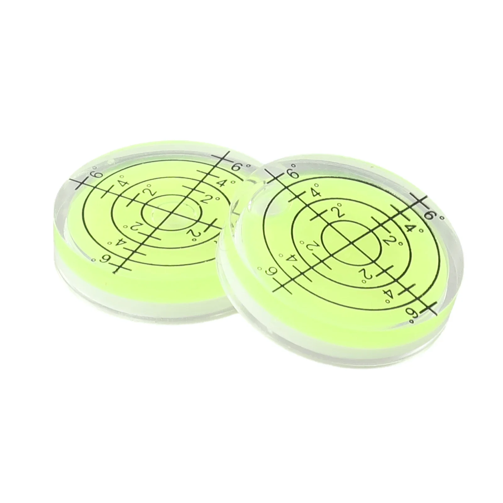 Degree Mark Waterpas Mini Precisie Slijtvast 20 ° -30 °   2 stuks 32*7mm/1.26*0.28in Fluorescerend Geel-groen