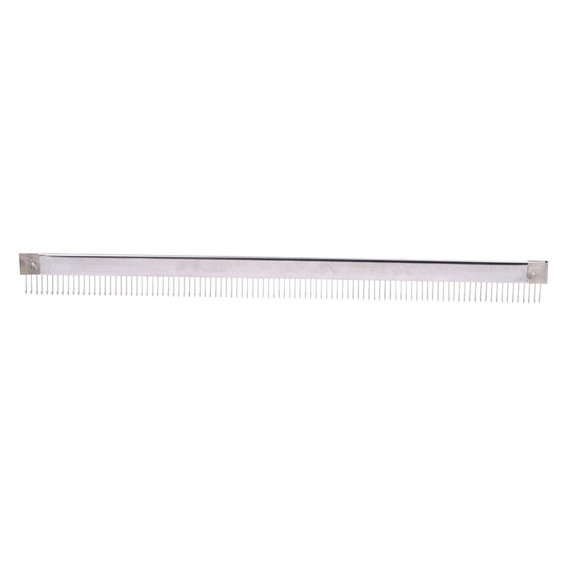 Practical 45cm Metal Silver Cast On Comb Knitting Machine For All 4.5mm/9mm For Brother Knitting Machine Needle Part