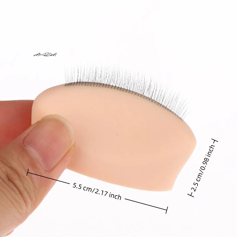1 قطعة نموذج ممارسة رمش سيليكون مع ملحقات واقعية أداة تدريب الجفن قابلة لإعادة الاستخدام لتعلم تطبيق رمش #6