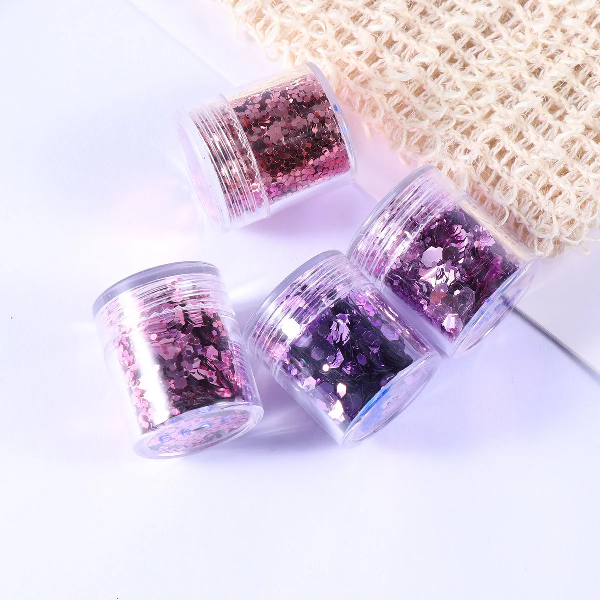 8 Boxes Manicure Sequins Set Dazzling Ultra-Thin Nail Glitter for Women Girls DIY Nail Art Colorful Glitter Paillette Party