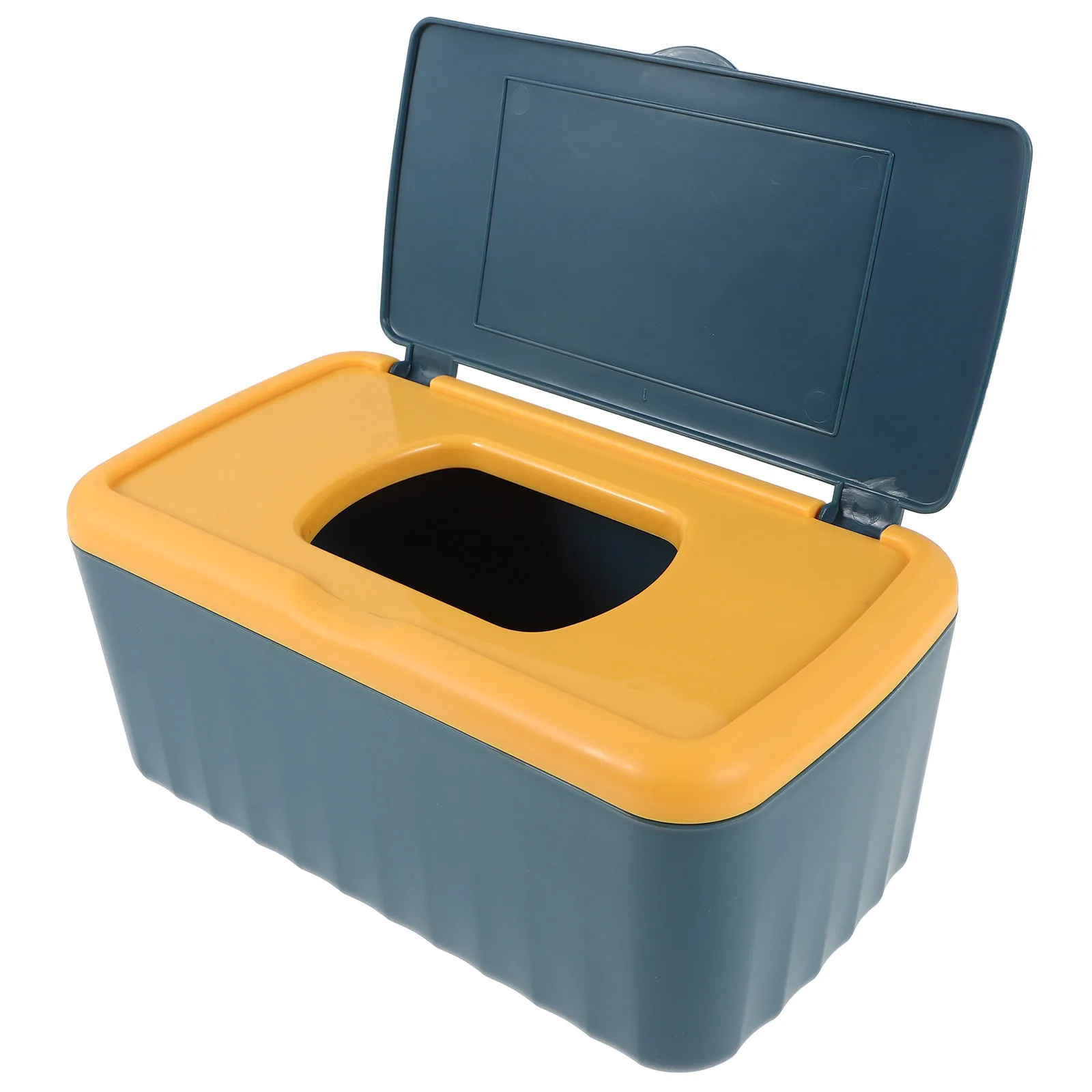 Large Wet Tissue Dispenser Box with Lid Modern Rectangle Tissue Storage Case for Bathroom Living Room Desktop Organizer