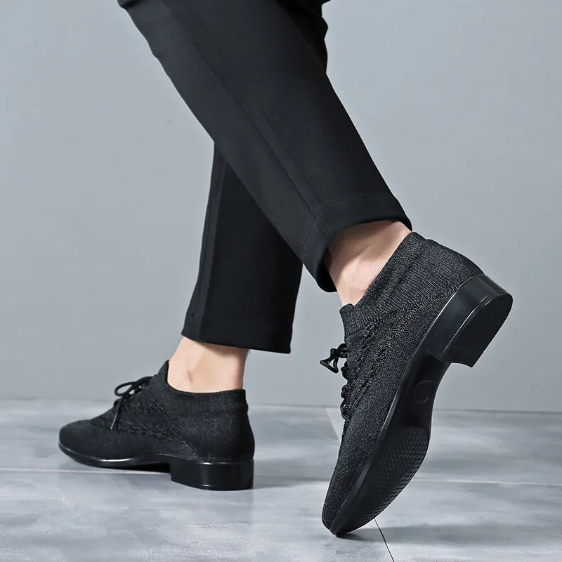 Scarpe da Ballo Latino per Uomo, Suola Morbida Traspirante, Scarpe da Tango, Ballo da Sala, Danza Moderna, Sneakers per Uomo Adulto