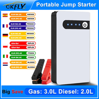 GKFLY 12000mAh Car Jump Starter Emergency Starting Device Cables Portable Power Bank Charger Battery Booster Buster