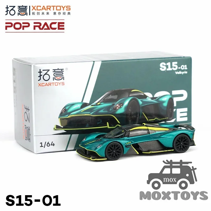 XCarToys x Pop Race 1:64 Valkyrie green Diecast Model Car