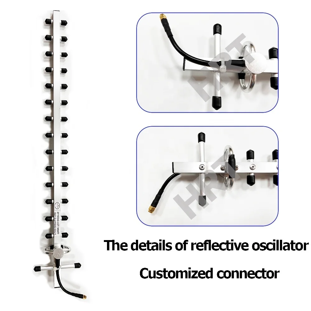 2.4G 2400-2500MHz 13dbi outdoor 12 elements yagi communication antenna with one N-female