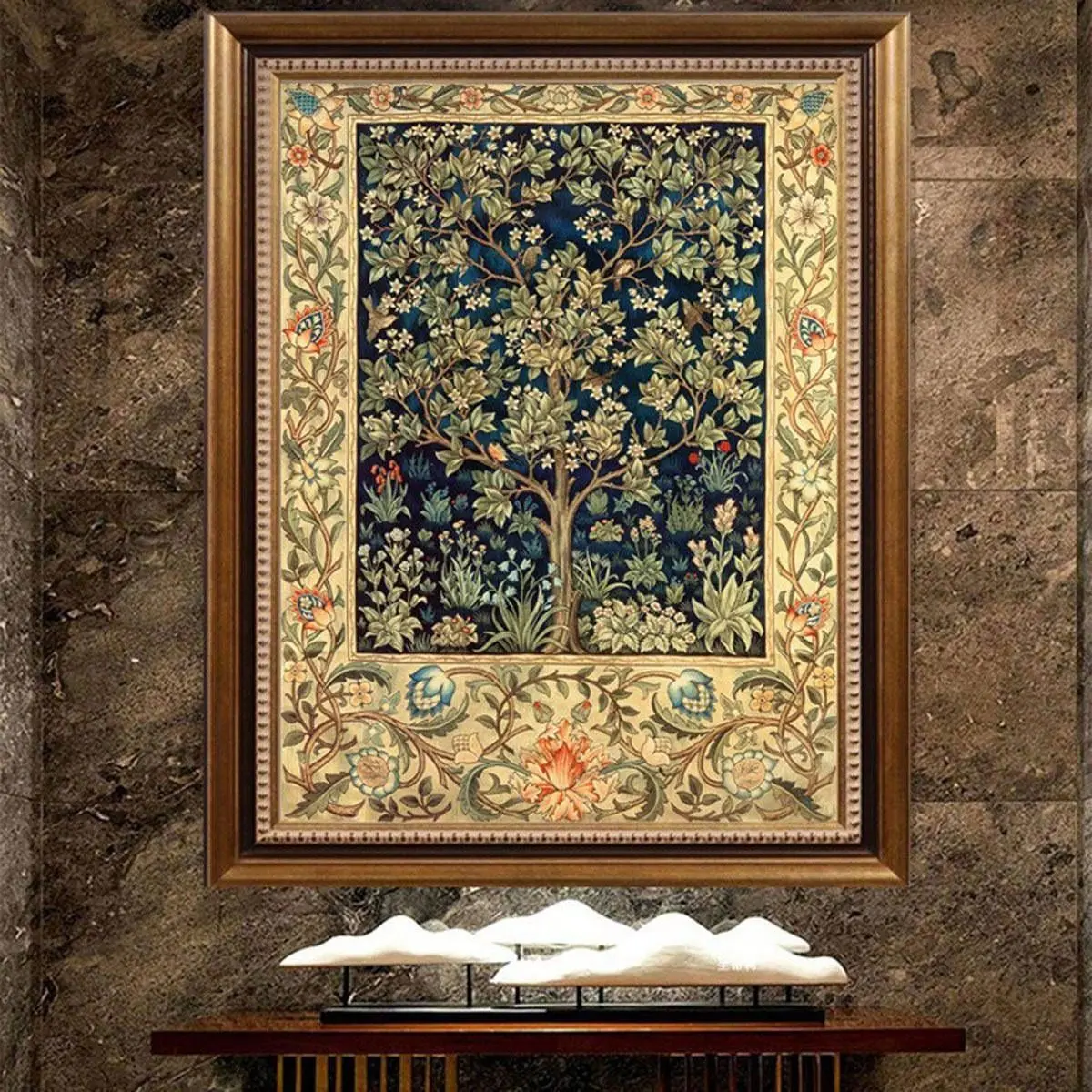 

Needlework,DIY Cross Stitch,Full Embroidery Kit, Williams Lift Tree Print Pattern Cross Stitch Wall Home Decor for Sale