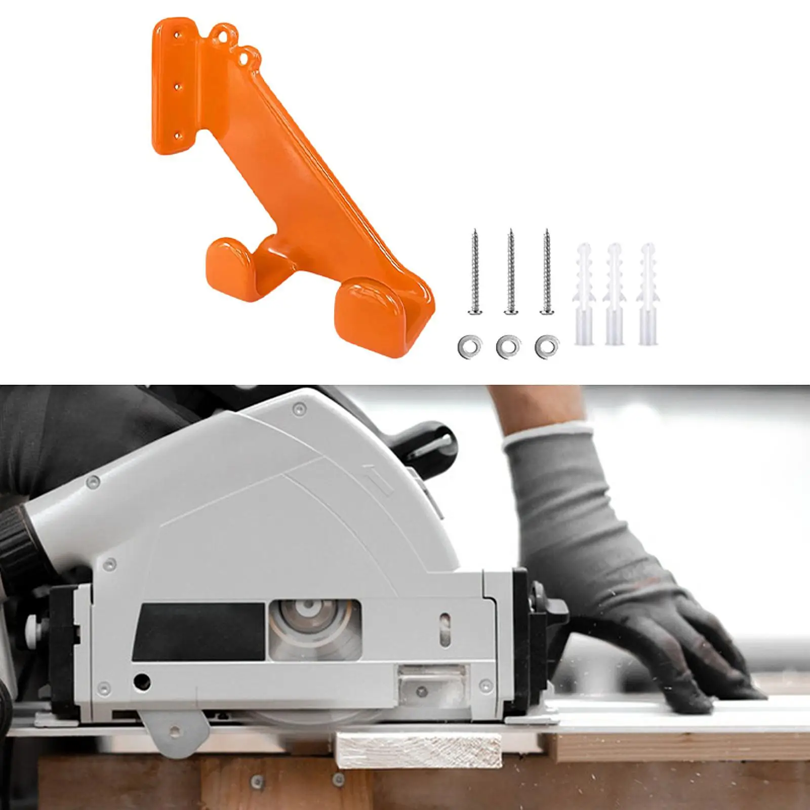 Chainsaw Hanger Holder Multipurpose Garage Wall Tool Accessory Power Tools Hook Grass Trimmer Rack Wall Mounted Chain Saw Stand