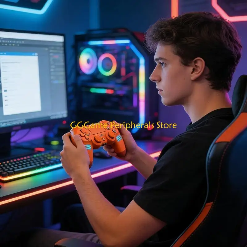 U55B Customizable ABS Game Controller with Bluetooth-compatible 5.0 Simple Operate for P5