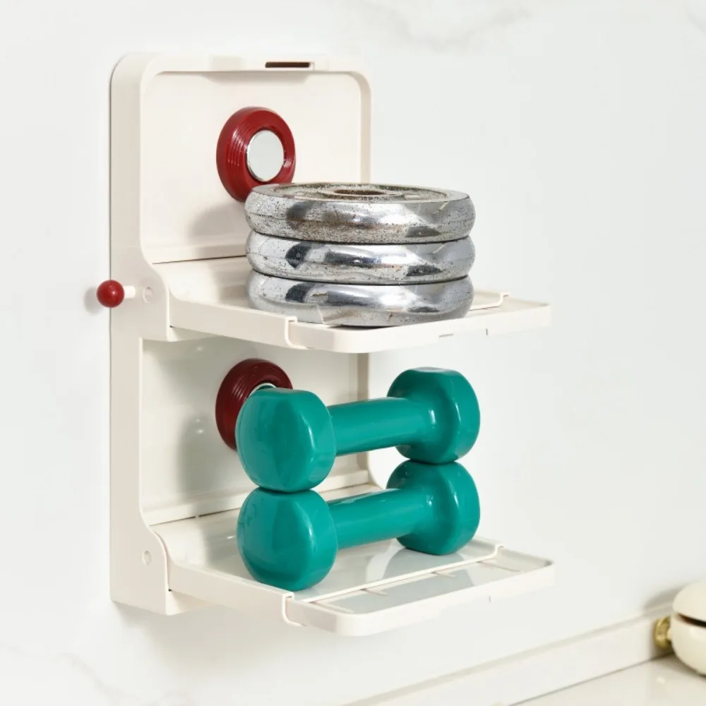 

Многослойная стойка для приготовления пищи, складная присоска, складная полка для приправ, без перфорации, экономия места, кухонная полка для хранения