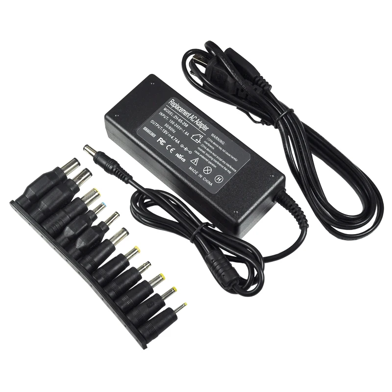 19V 4.74A 90W Laptop Charger Adapter Power Supply for Dell HP Lenovo ASUS Acer Power Adapter with 11 Converters