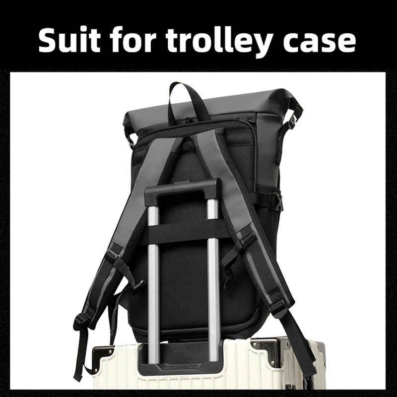 Casual herenrugzak Grote capaciteit woon-werkverkeer Werkrugzakken Mode Eenvoudige studenten Schooltas Unisex College Laptoprugzak