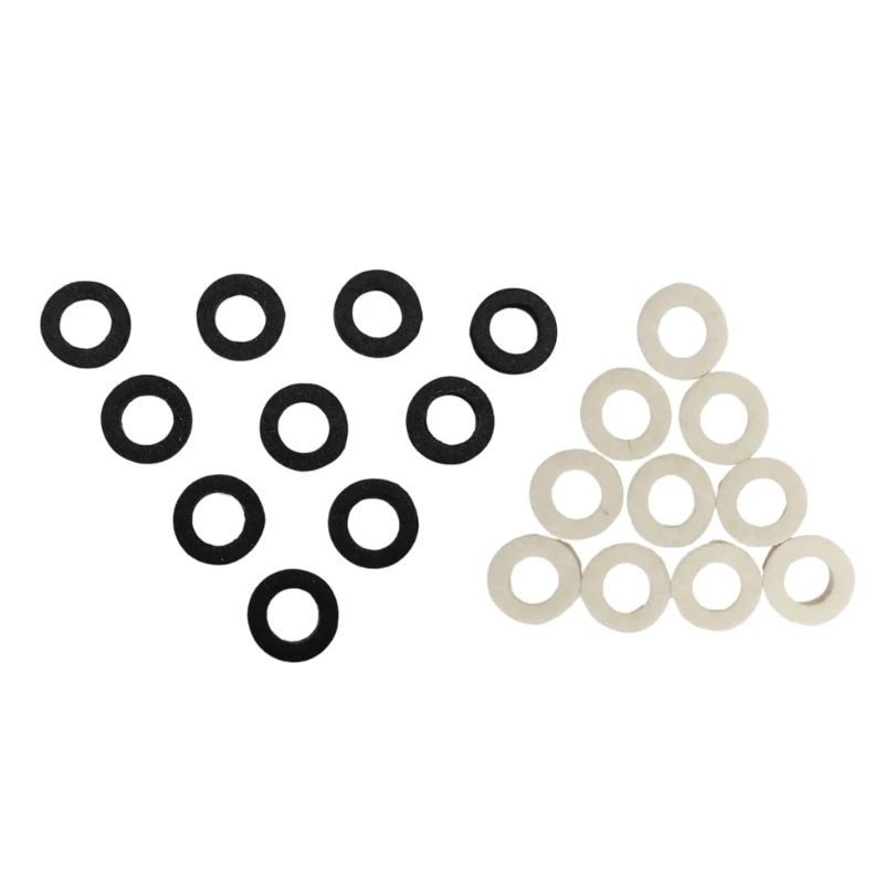 10 Piece Noise Reducing Felt Pads set for Trumpet Keys Improved Sound Quality