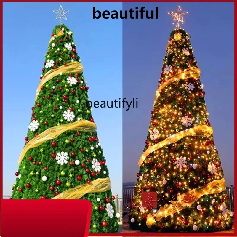 

Outdoor large frame Christmas tree decoration 4 5 6 7 8 shopping mall hotel scene reputation H