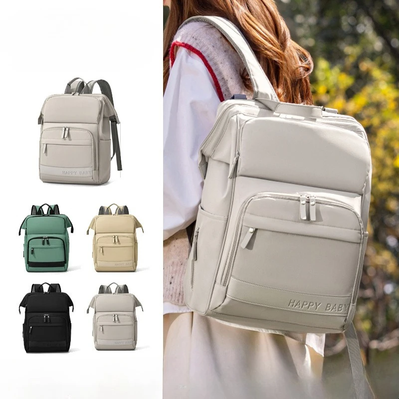 Diaper Mummy Bag Large Capacity Nappy Bag Material Handbag For Baby Outdoor Travel Bag For Baby Care Stuff Baby Travel Backpack 