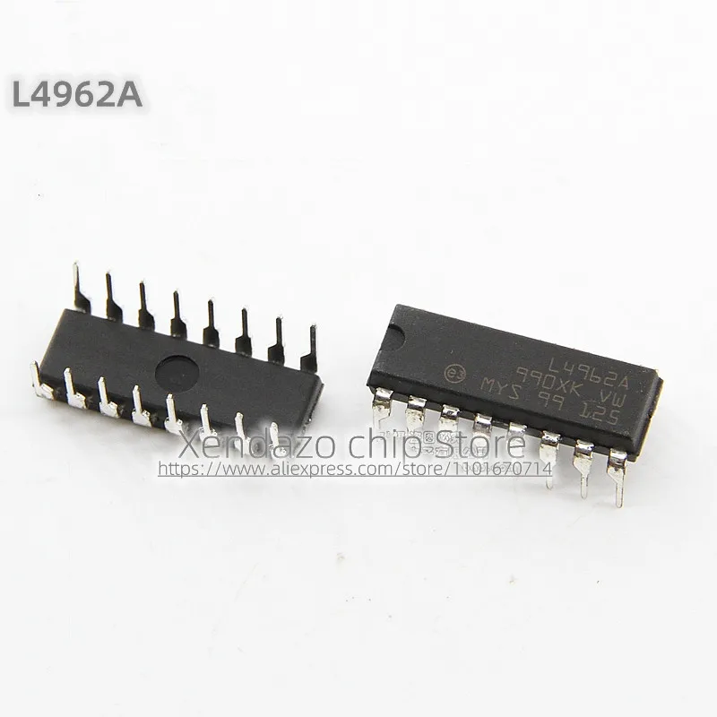 5pcs/lot L4962A L4962 DIP-16 package Original genuine Power switch regulator chip