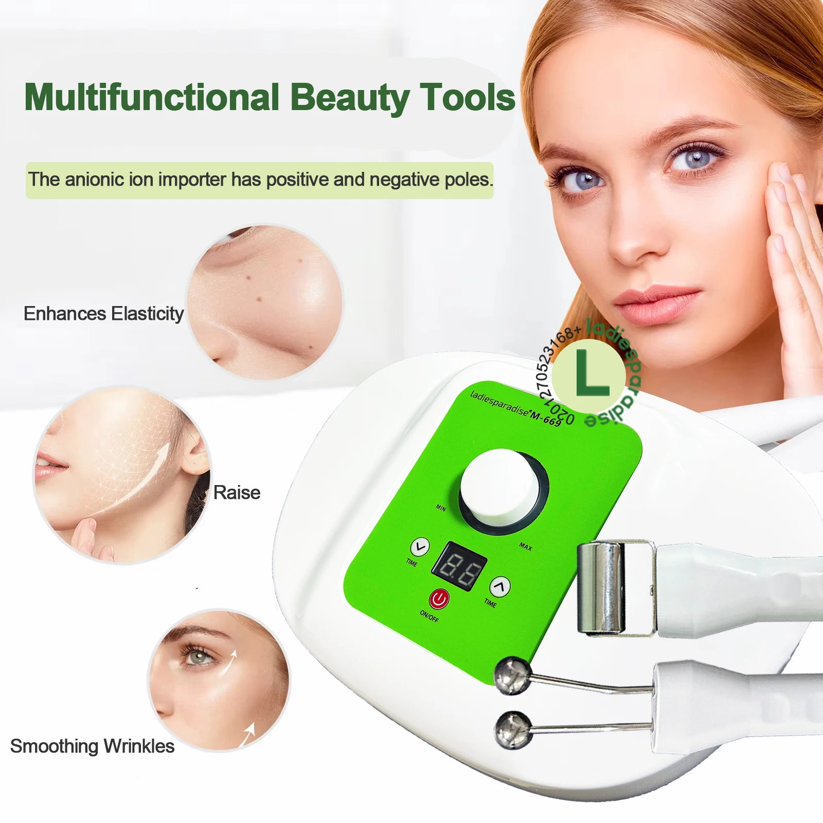갈바닉 미세전류 얼굴 피부 탄력 미백 기계 이온토포레시스 여드름 모공 블랙헤드 제거 마사지기 피부 관리 치료기