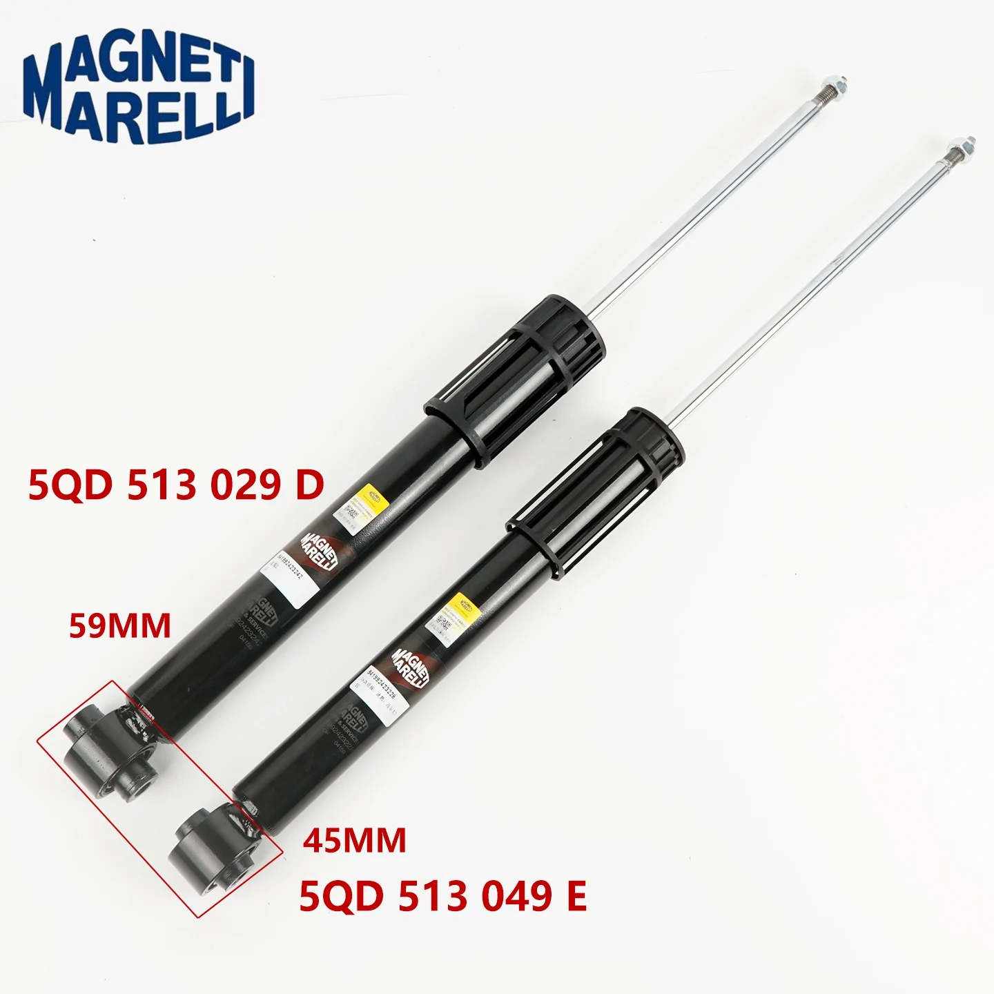 2 Stück 5Q0513029AS 5Q0513049CQ Hochwertiger Hinterer Stoßdämpfer für VW Tiguan Allspace Passat B8 Caddy Golf MK7 Skoda Octavia Leon – Detail 5