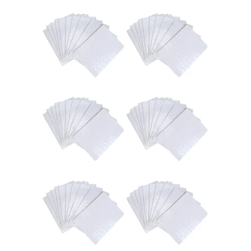 

【NOW SAVE】Sublimation Blank Puzzle 60Pcs/Lot DIY Craft A5 Jigsaw Puzzle For Sublimation Ink Transfer
