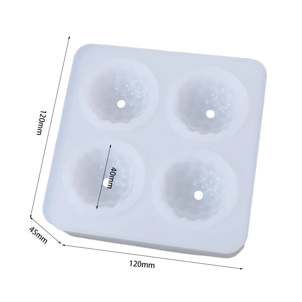 الشوكولاته 3D التوت قالب من السيليكون شمعة صنع لوازم الخبز موس قالب الحلوى أداة قالب الصابون DIY بها بنفسك #4