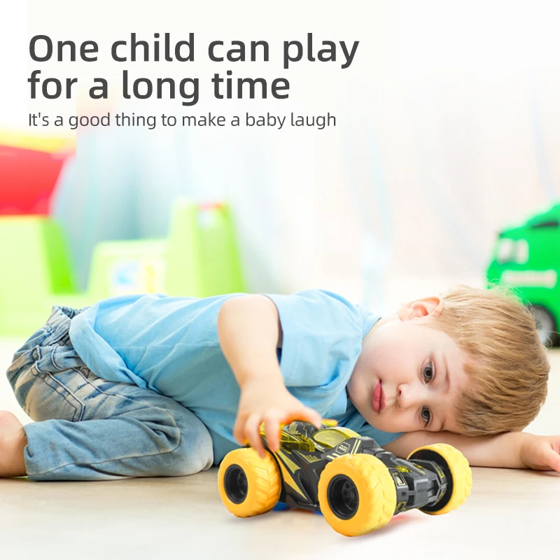 Trẻ em Đồ chơi bốn bánh lái xe diễn viên đóng thế xe với Xoắn xoay treo cậu bé món quà trượt quán tính ra khỏi đường xe