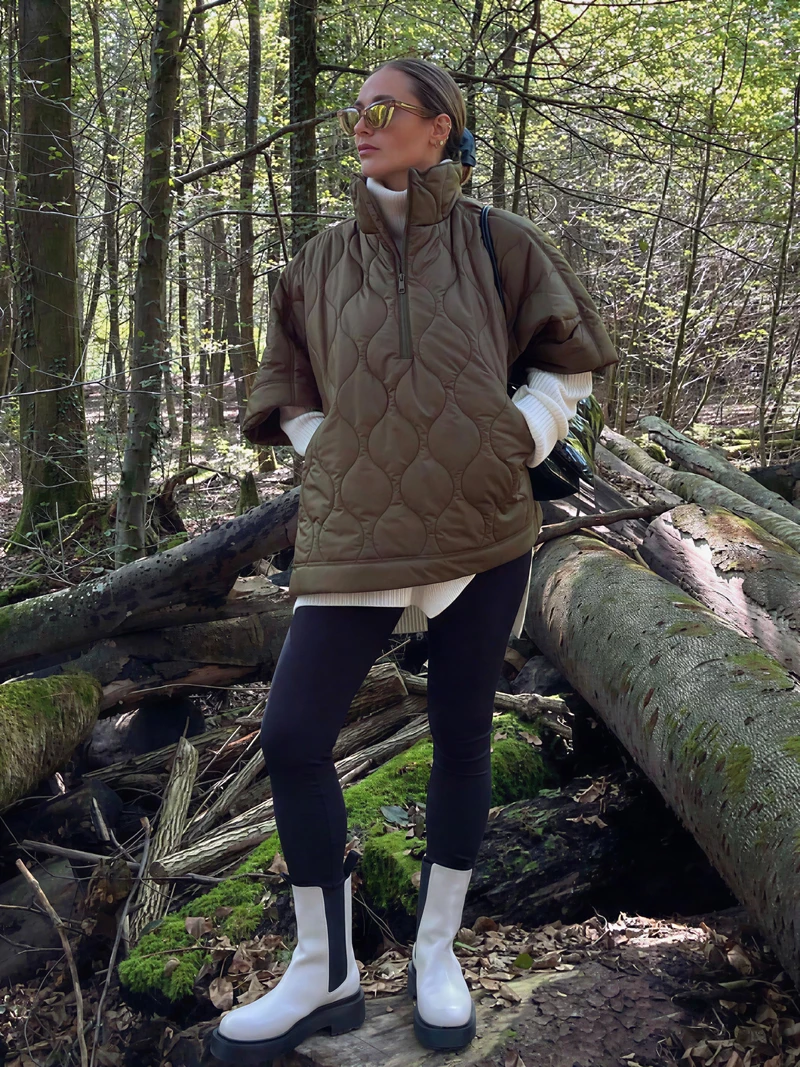 سترات نسائية شتوية وخريفية على الطراز الأوروبي منقوشة واحدة الصدر من الفلانيل أشرطة الشطرنج ذات أربطة حبل للكلية #6