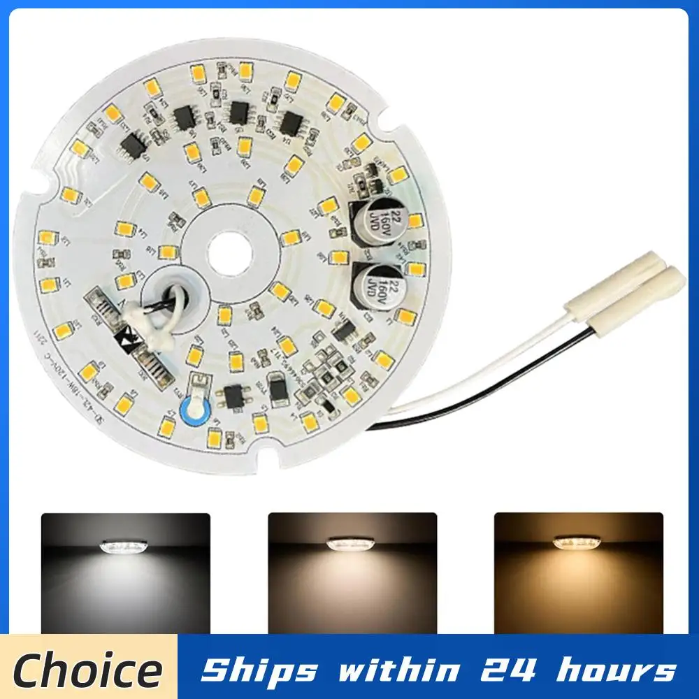 

3.94 Inch LED Ceiling Fan Light Kit 3000K/4000K/6500K Dimmable Ceiling Fan LED Light Replacement Round LED Light Engine