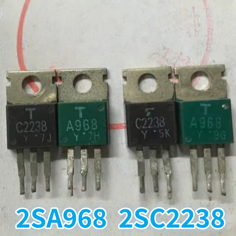 10 pares de desmontagem original A968 C2238 2SA968 2SC2238