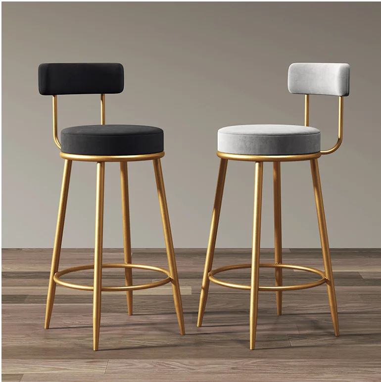 European retro bar chair home bar chair creative back chair front desk high stool bar stool