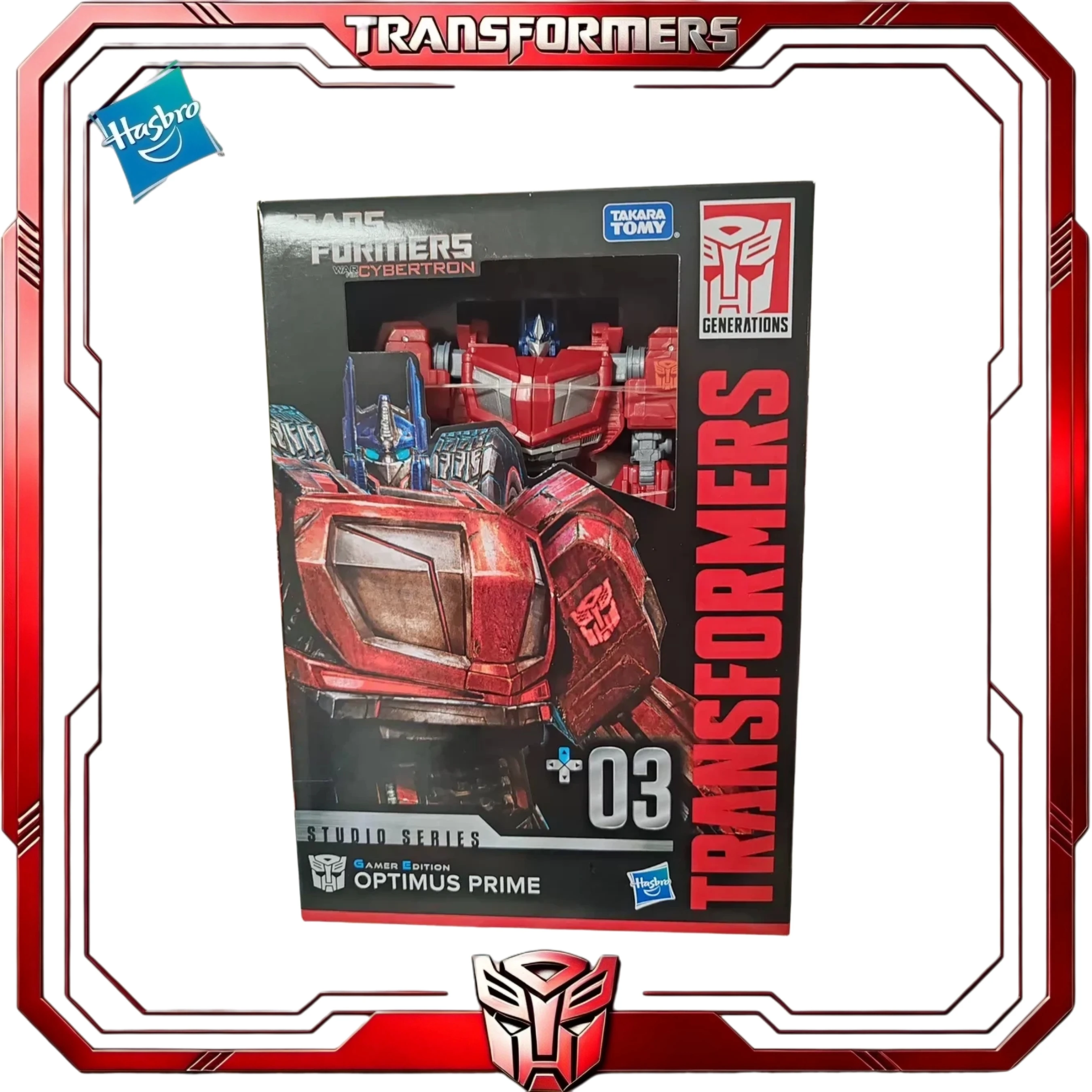 In Stock Transformers Studio Series Voyager 03 Gamer Edition Optimus Prime WFC Game Collectible Figure Gift view 4