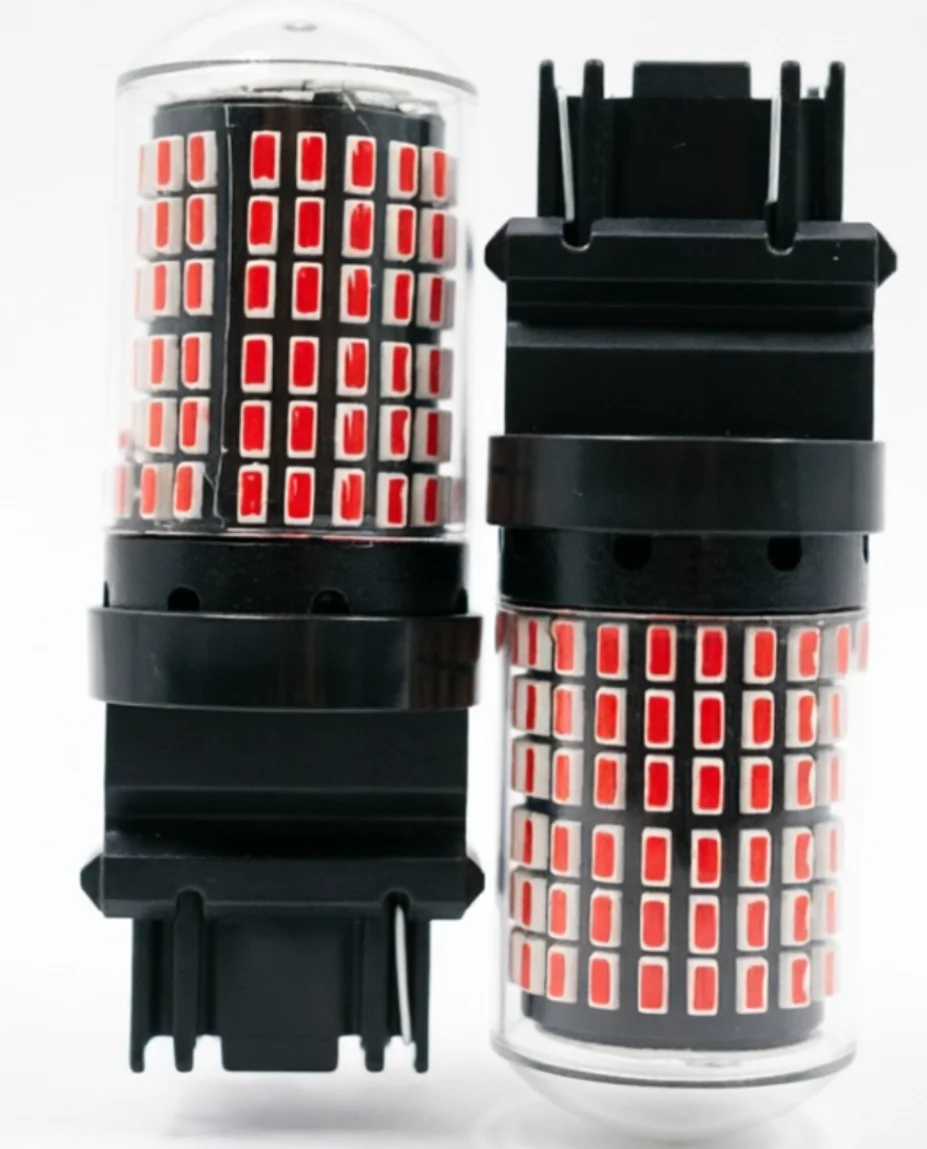 3157 CANBUS Red LED Brake Stop Signal Tail Light Bulbs