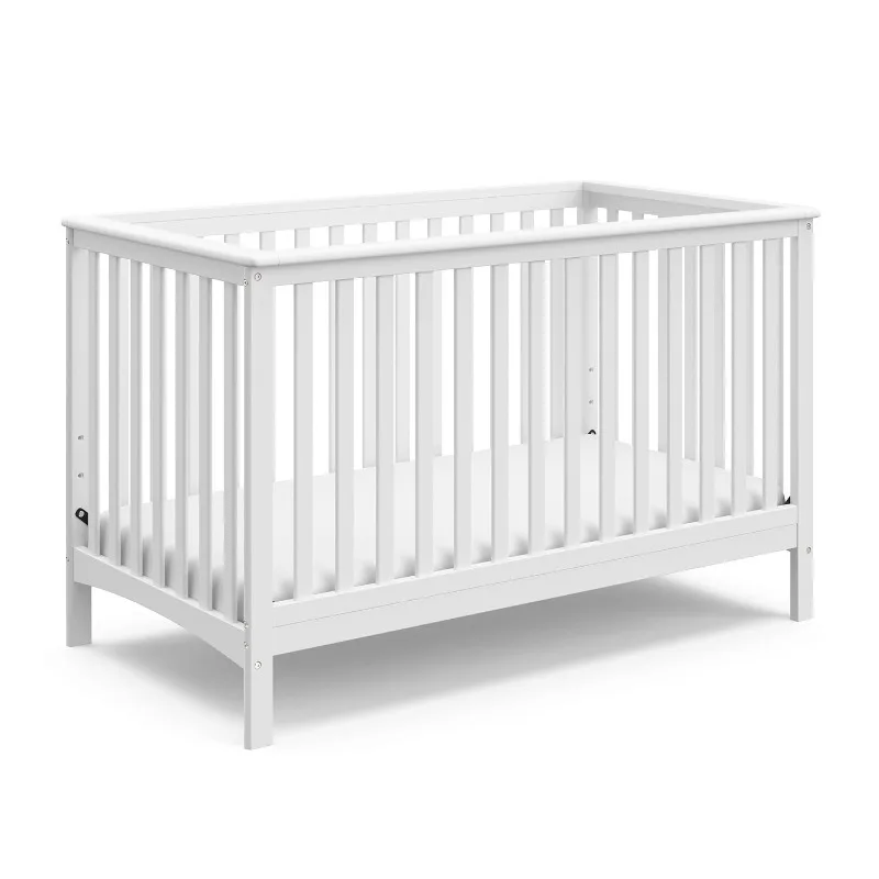 

Storkcraft Hillcrest 4-in-1 Convertible Crib, Converts to Daybed, Toddler Bed and Full-Size Bed,Adjustable Mattress Support Base