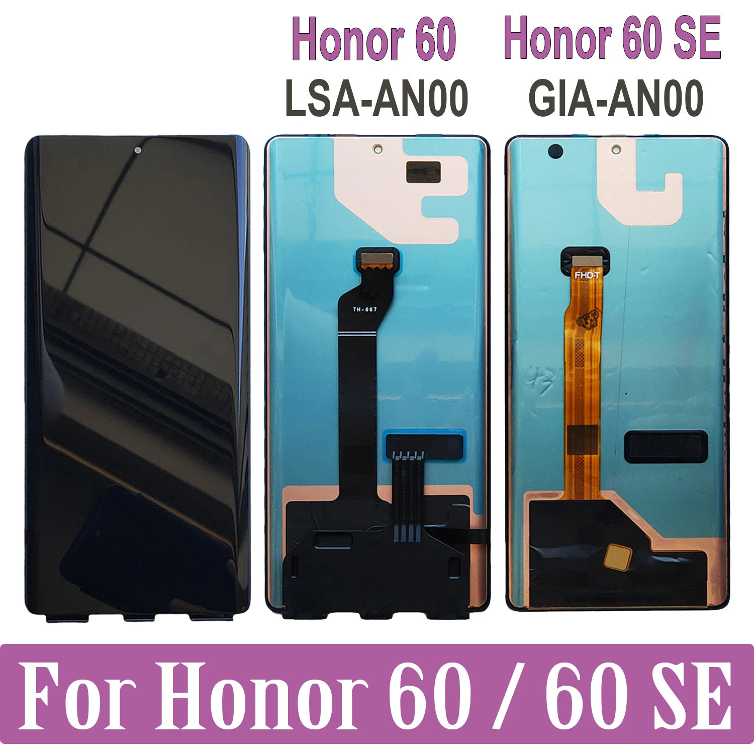 

6.67'' Original For Huawei Honor 60 SE 60SE GIA-AN00 LCD Honor60 LSA-AN00 Display Touch Screen Digitizer Assembly