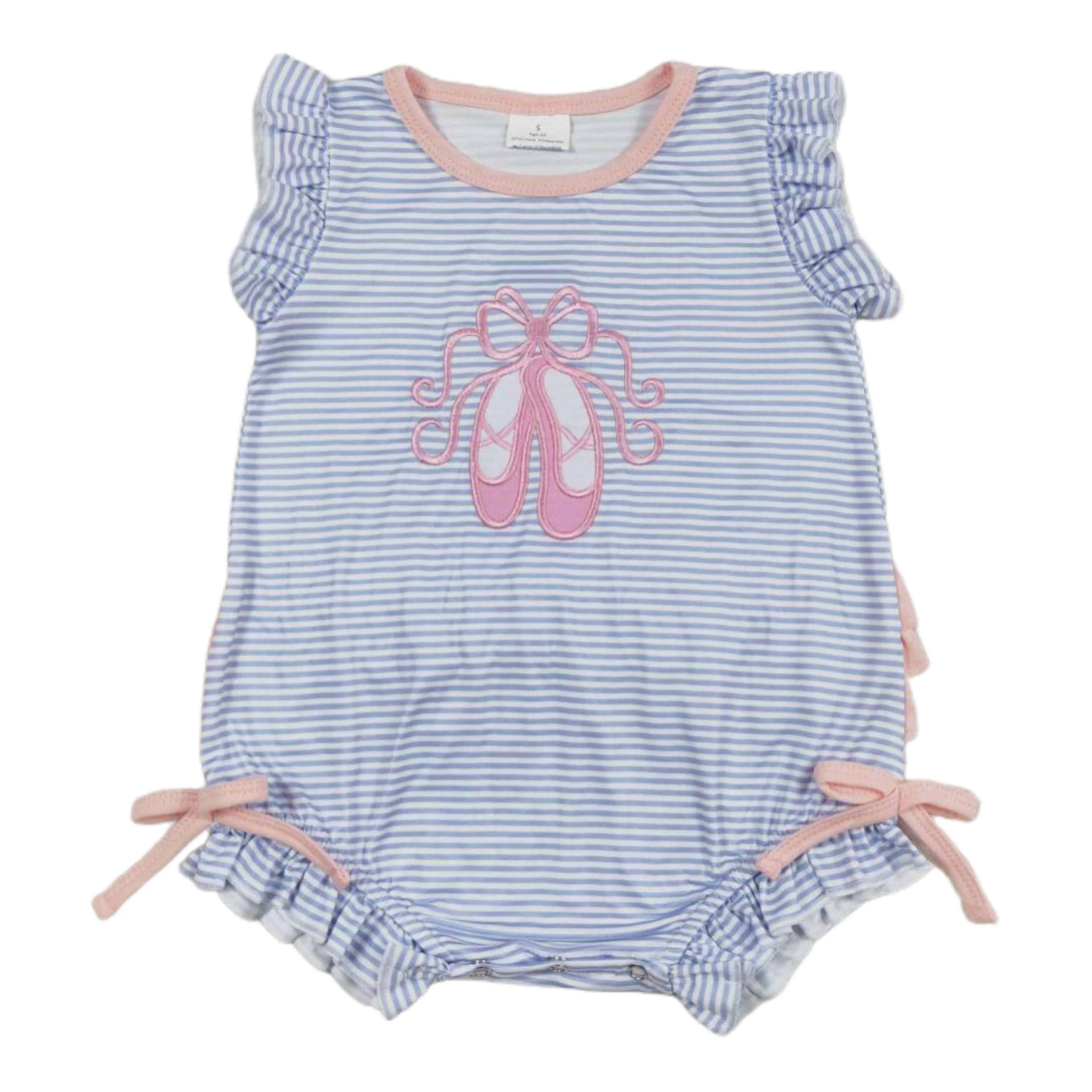 

Wholesale Newborn Embroidery Romper Baby Girl Summer Bows Stripes Jumpsuit Kids Toddler Watermelon Ball One-piece Clothing