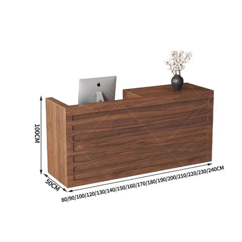 

Luxury Beauty Reception Desk Office Simple Modern Reception Desk Salon Decorations Mostrador Recepción Commercial Furniture