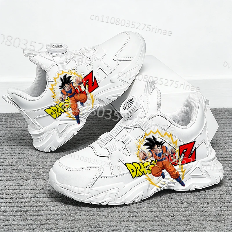 

Кроссовки Dragon Ball для молодежи, студентов, мальчиков и девочек, с поддержкой свода стопы, удобные, нескользящие, с вращающейся кнопкой, подарок, бесплатная доставка
