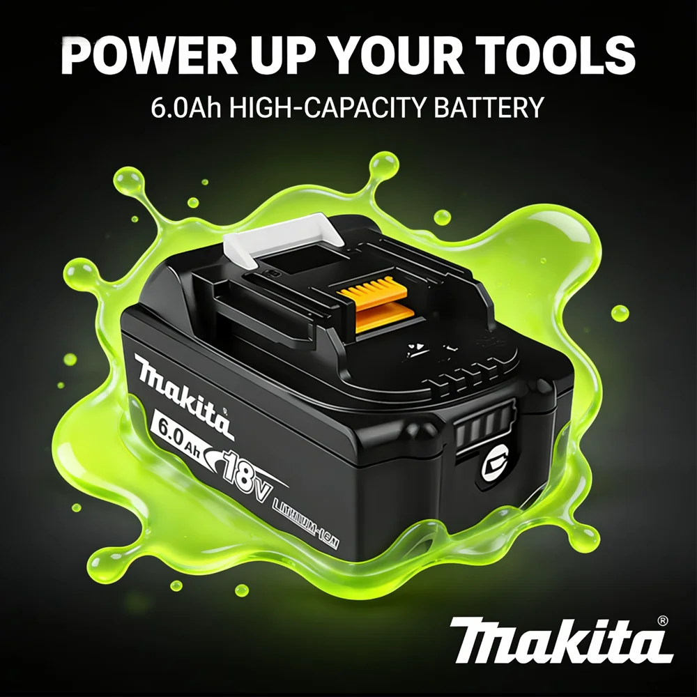

New Arrival High Quality 18V 6.0Ah Lithium Battery For Makita BL1860