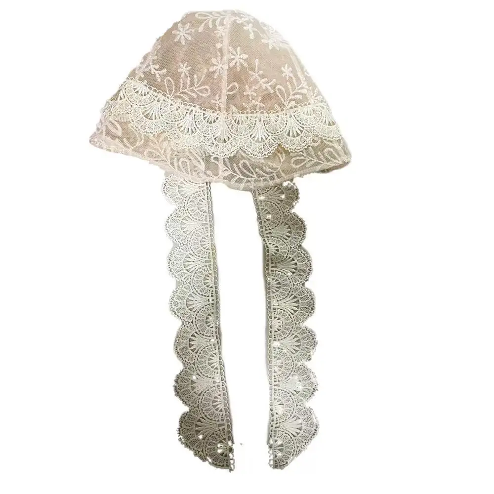 Lace Fisherman Hat for Women Face Covering Hat for Outing Spring and Summer Season Lightweight Breathable