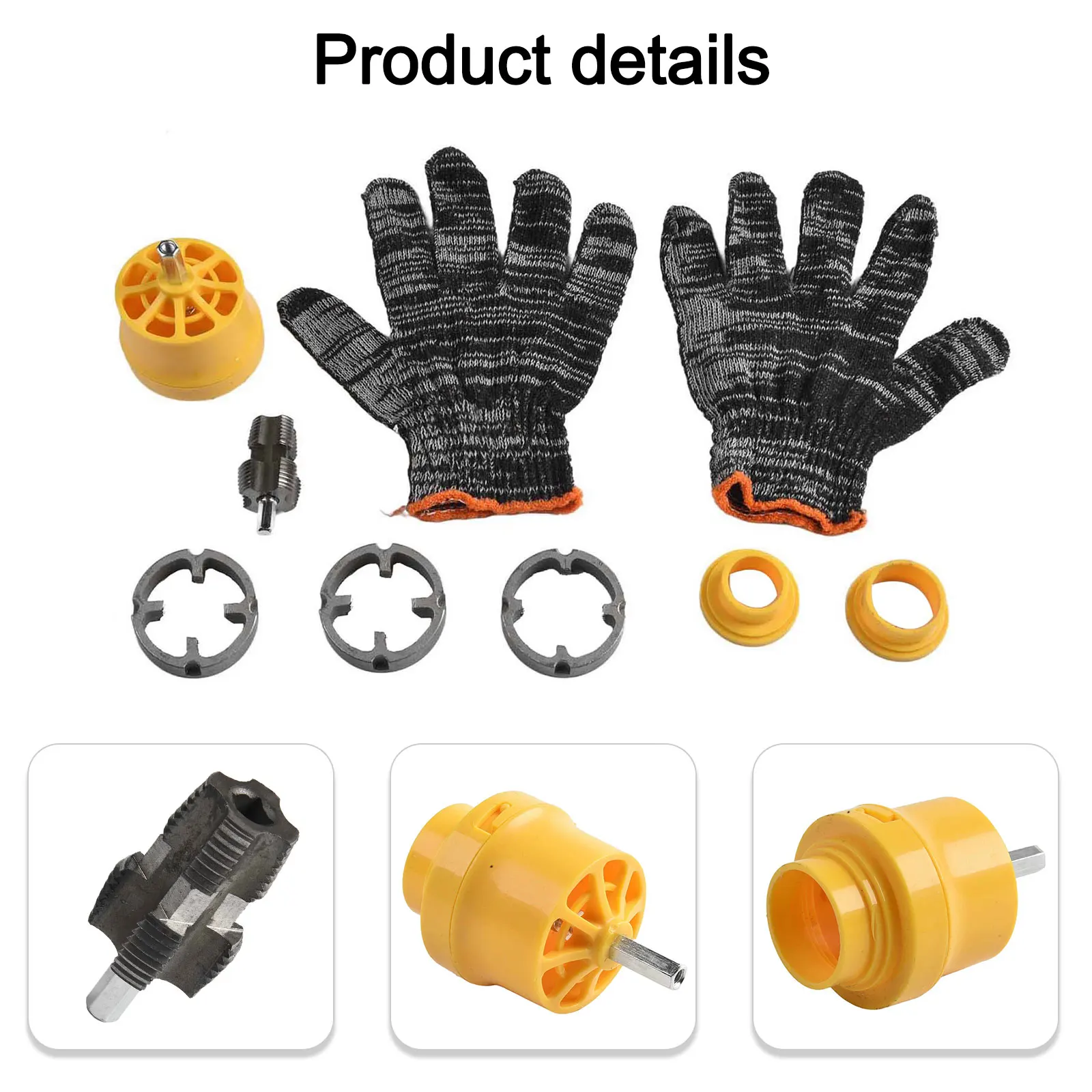 

Electric Drill Compatible Pipe Threading Set for 1/2 Inch and 3/4 Inch PVC Pipes Effortless Installation Process