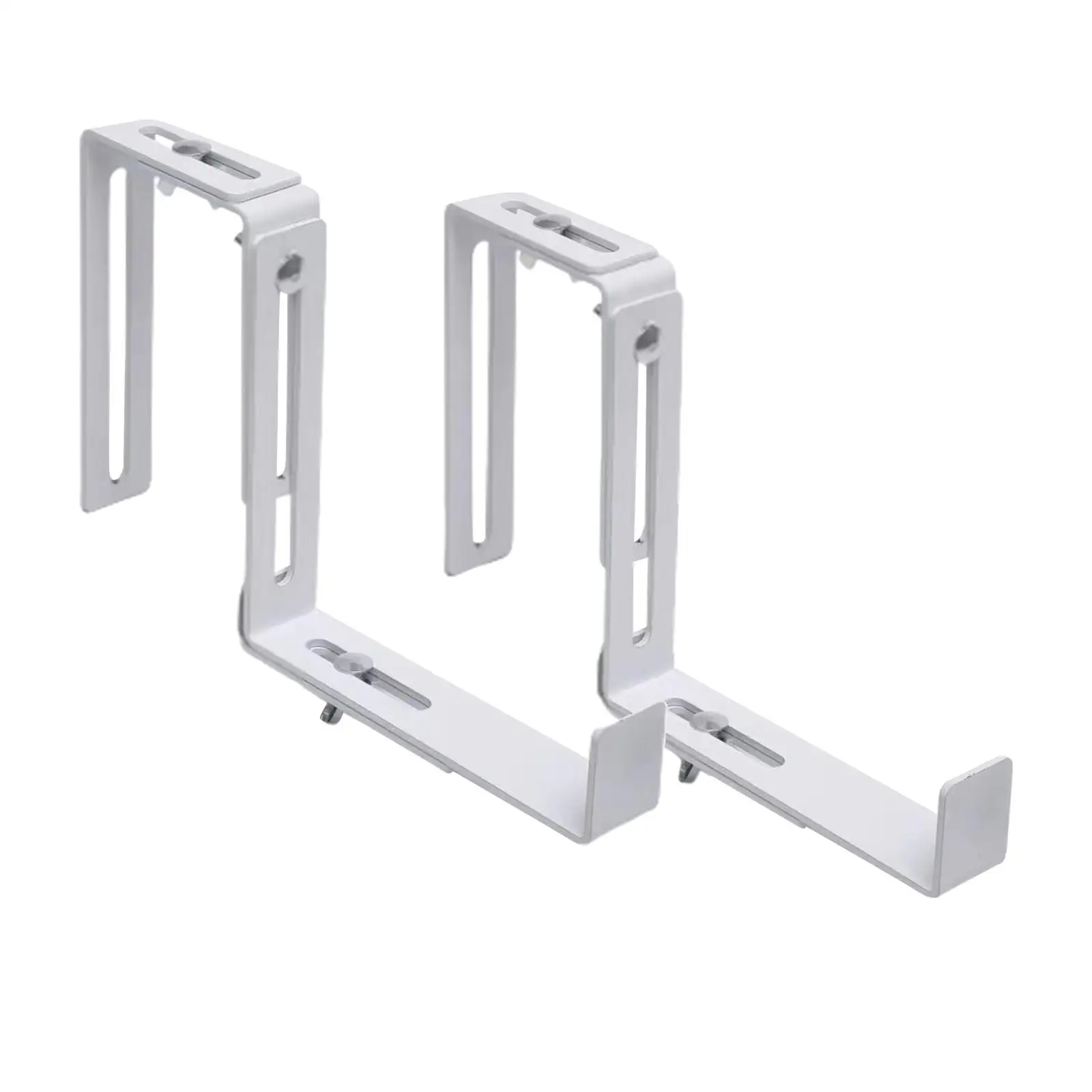 2 Pieces Railing Planters Hooks Garage Lanterns Plant Railing Hook Holder Porch