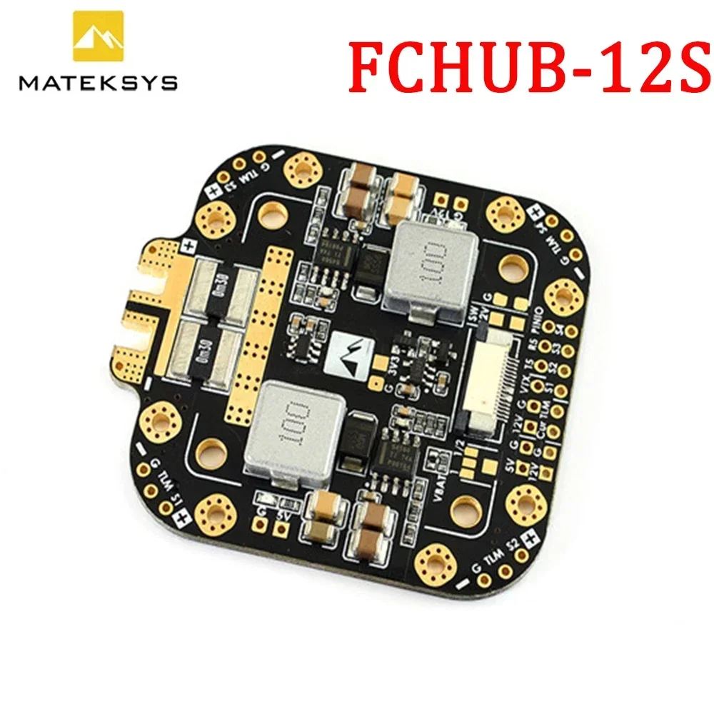 Systemy Matek XCLASS FCHUB-12S PDB pokładzie 5V i 12V wyjście w/czujnik prądu 3-12S lipo dla zdalnie sterowanych modeli część zamienna DIY Accs