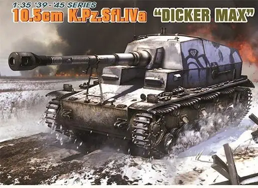 

Dragon 6979 1/35 WW.II German 10.5cm K.Pz.Sfl.Iva `Dicker Max`( w/Magic)