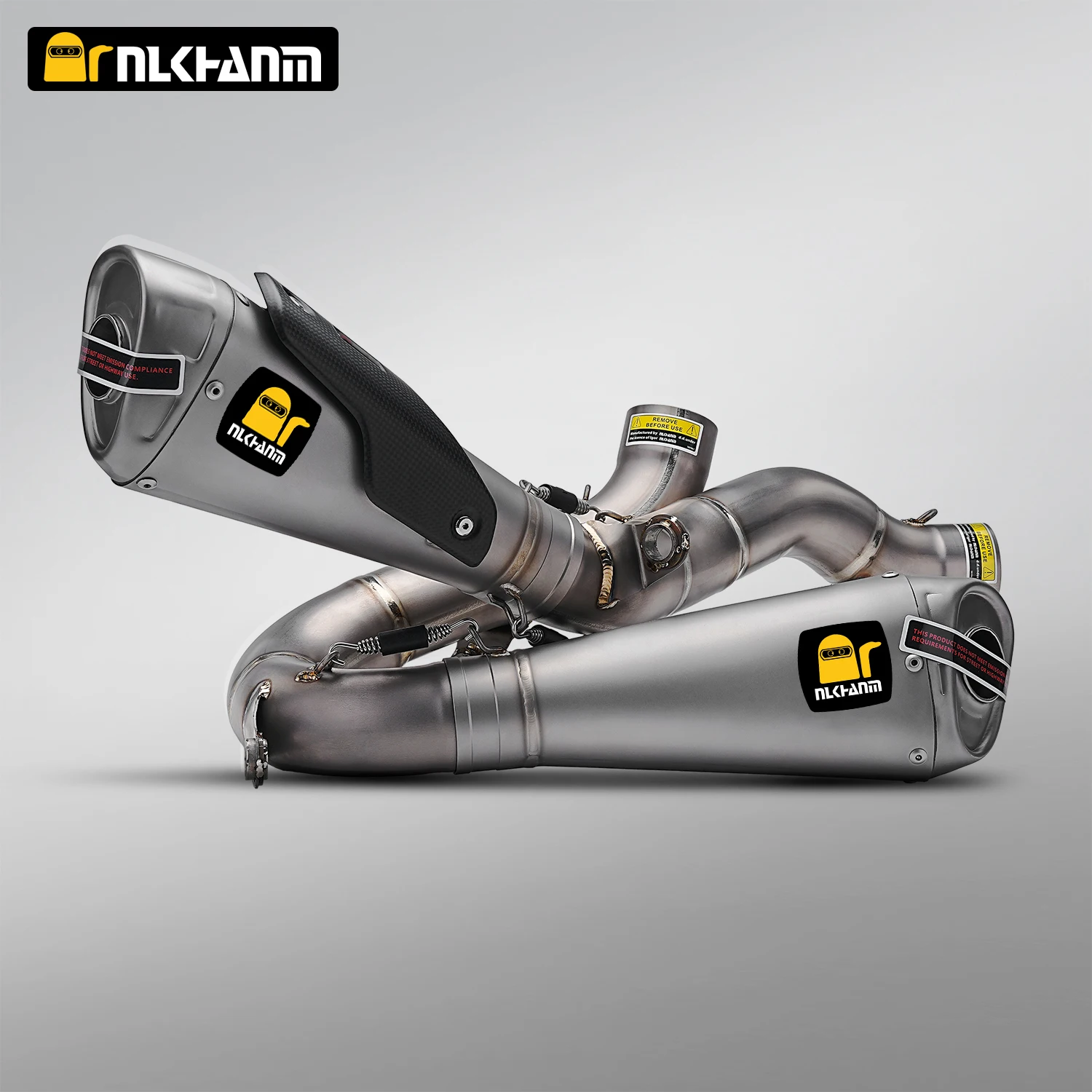 

Ducati Panigale V4 Streetfighter V4 V4S Motorcycle Exhaust Escape System Slip On Link Pipe AK Carbon fiber cover muffler