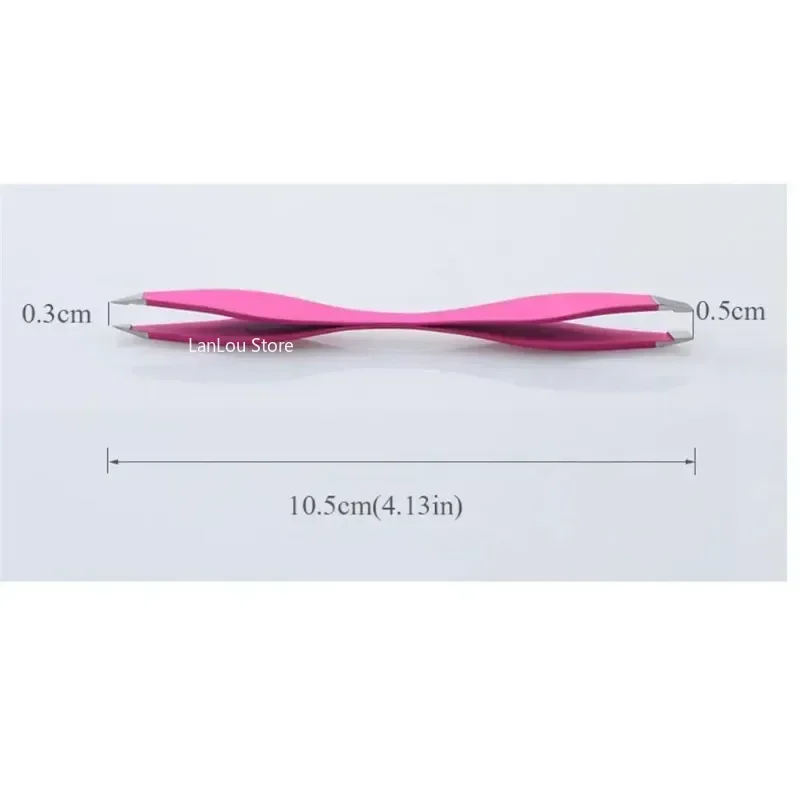 1pc Tweezers Rose Beauty Makeup Tools Double Ends Eyebrow Tweezer Anti-Static Eyelash Extension Pincet for Maquiagem Makeup Tool