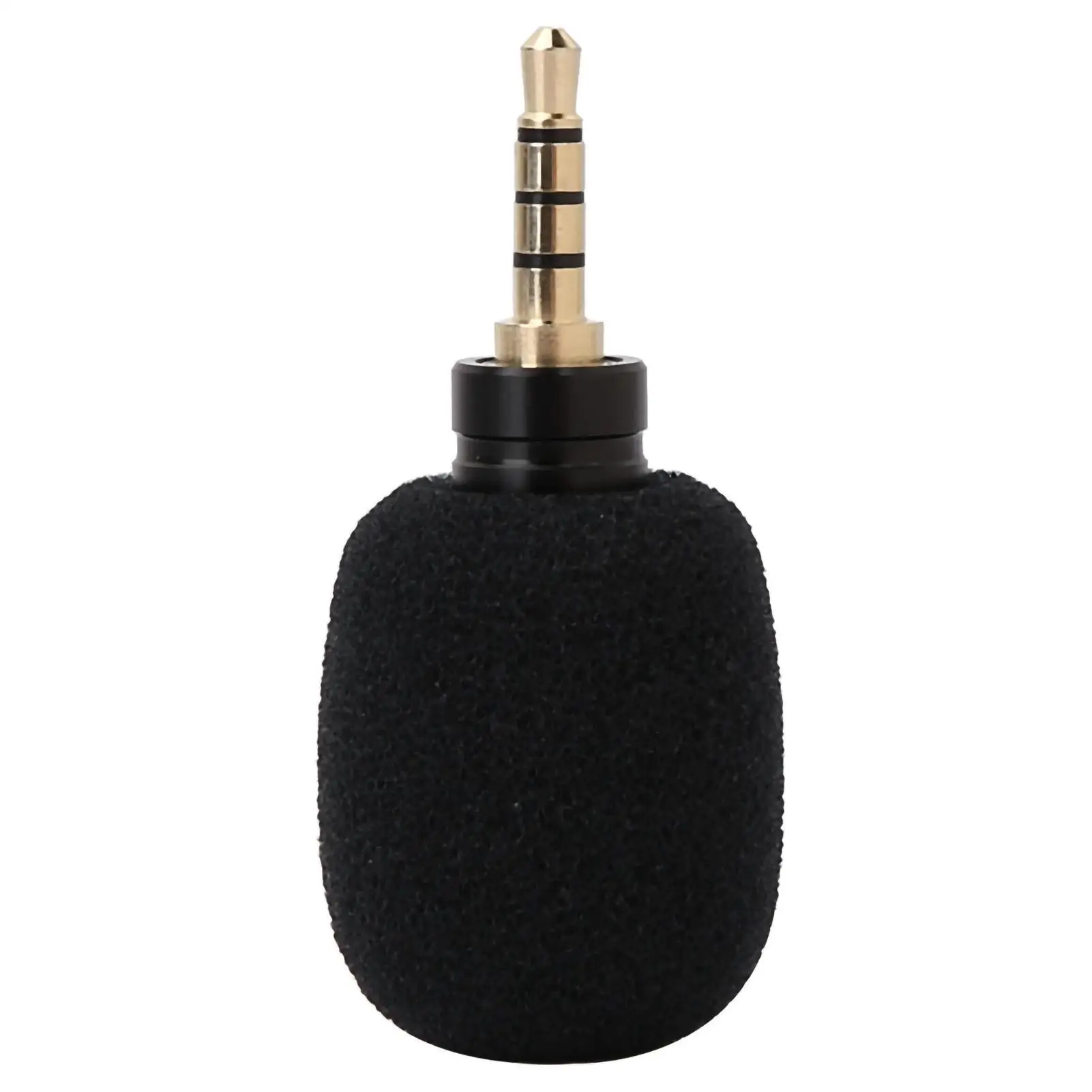 Portable Mini 3.5mm Omni-Directional Microphone for Smartphones & Laptops - Compact Aux Mic