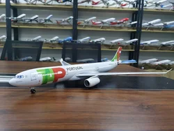 47CM 1:135 Scale TAP Airlines Airway A330 Model W Landing Gear Wheels Lights Resin Aircraft Plane Collectible Toy
