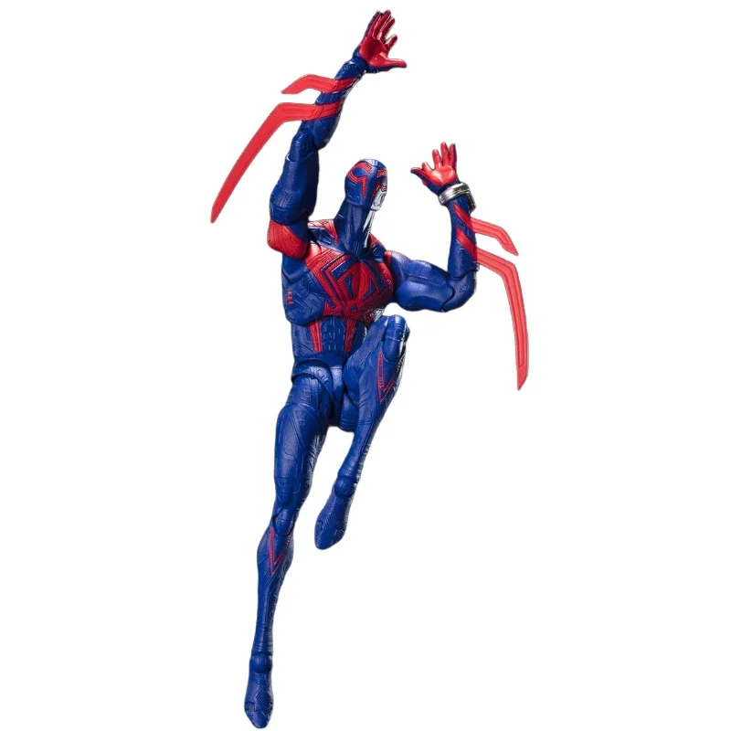 W magazynie oryginalny SHF Spider-Man 2099 po wszechświatch figurki animacja zabawki prezenty Model kolekcjonerski Anime Hobby